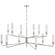 Casoria LED Chandelier in Polished Nickel (268|ARN5486PNCG)