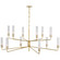 Casoria LED Chandelier in Hand-Rubbed Antique Brass (268|ARN5486HABCG)