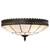 Vincent Three Light Flush Mount in Hi-Lited Craftsman Brown (57|260196)