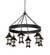 Rutland Six Light Chandelier in Textured Black (57|259963) Rutland Six Light Chandelier in Textured Black (57|259963)
