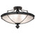 Arabesque Five Light Semi-Flushmount in Textured Black (57|258647) Arabesque Five Light Semi-Flushmount in Textured Black (57|258647)