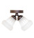 Puffy Two Light Flushmount in Mahogany Bronze (57|254394)