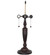 Two Light Table Base in Mahogany Bronze (57|253040)