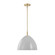Biba One Light Pendant in Brushed Gold (43|D287M15PBG)