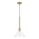 Willow Creek (existing DF extension) One Light Pendant in Brushed Gold (43|D204M12PBG)