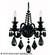 Hamilton Black Two Light Wall Sconce in Jet Black (53|5702BK)