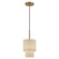 Bellingham One Light Mini Pendant in Antique Gold Leaf (107|5889148)