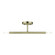 Copenhagen Two Light Semi-Flush Mount in Antique Brass (107|5117901)