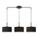Bainbridge Three Light Linear Chandelier in Black (107|5027304)