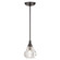 Brussels One Light Pendant in Black Chrome (107|4707146)