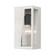 Forsyth One Light Outdoor Wall Lantern in Brushed Nickel with Black and Brushed Nickel Stainless Steel (107|2893291)