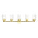 Whittier Five Light Vanity Sconce in Polished Brass (107|1808502)