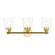 Catania Three Light Vanity Sconce in Polished Brass (107|1678302)