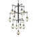 Brixton 13 Light Chandelier in Graphite/Black Chrome (67|F6208GRABCR)