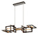 Enigma Five Light Linear Pendant in Textured Bronze (67|F6185TBZSS)