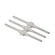 Canvas Bag Of 5 - 3 Pin Rigid Connector Between in White (303|CNVSRPC3)