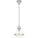 Quoizel Piccolo Pendant One Light Mini Pendant in Brushed Nickel (10|QPP6160BN)