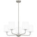 Gallagher Five Light Chandelier in Brushed Nickel (10|GGR5028BN)