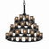 Wire Mesh 36 Light Chandelier in Matte Black (102|MSH871210MBLK)