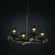 Wire Mesh Four Light Chandelier in Matte Black (102|MSH810010MBLK)