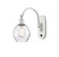 Ballston One Light Wall Sconce in White Polished Chrome (405|5181WWPCG362)