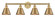 Edison Four Light Bath Vanity in Brushed Brass (405|6164WBBM8BB)