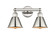 Edison Two Light Bath Vanity in Polished Nickel (405|6162WPNM8PN)