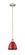Edison One Light Mini Pendant in Brushed Satin Nickel (405|6161SSNMBD75RD)