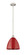 Edison One Light Mini Pendant in Brushed Satin Nickel (405|6161SSNMBD12RD)