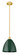 Edison One Light Mini Pendant in Satin Gold (405|6161SSGMBD12GR)