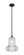 Edison One Light Mini Pendant in Matte Black (405|6161SBKG212)