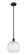 Edison One Light Mini Pendant in Matte Black (405|6161SBKG121510)