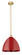 Edison One Light Mini Pendant in Brushed Brass (405|6161SBBMBD16RD)
