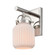 Downtown Urban One Light Wall Sconce in Polished Nickel (405|4161WPNG4166WH)