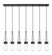 Downtown Urban LED Linear Pendant in Matte Black (405|1274521PBKG4524CL)