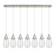 Downtown Urban Seven Light Linear Pendant in Brushed Satin Nickel (405|1274501PSNG4506SCL)