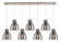 Downtown Urban Eight Light Linear Pendant in Brushed Satin Nickel (405|1274101PSSNG4128SM)