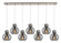 Newton Four Light Linear Pendant in Brushed Satin Nickel (405|1274101PSSNG4108SM)