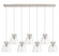 Downtown Urban Seven Light Linear Pendant in Polished Nickel (405|1274101PSPNG4128CL)
