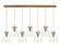 Downtown Urban One Light Linear Pendant in Brushed Brass (405|1274101PSBBG4118SDY)
