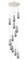 Downtown Urban 12 Light Pendant in Polished Nickel (405|1264521PPNG4524SM)