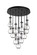 Downtown Urban 12 Light Pendant in Matte Black (405|1264511PBKG4515CL)