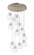 Downtown Urban 12 Light Pendant in Brushed Satin Nickel (405|1264101PSSNG4108CL)