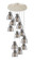Downtown Urban 12 Light Pendant in Polished Nickel (405|1264101PSPNG4128SM)