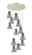 Downtown Urban 12 Light Pendant in Polished Nickel (405|1264101PSPNG4118SM)