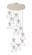 Downtown Urban 12 Light Pendant in Polished Nickel (405|1264101PSPNG4118CL)