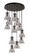 Downtown Urban 12 Light Pendant in Matte Black (405|1264101PSBKG4118SM)