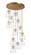 Downtown Urban 12 Light Pendant in Brushed Brass (405|1264101PSBBG4128SDY)
