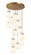 Newton 12 Light Pendant in Brushed Brass (405|1264101PSBBG4108WH)