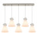Downtown Urban Nine Light Linear Pendant in Brushed Satin Nickel (405|1254101PSSNG4118WH)